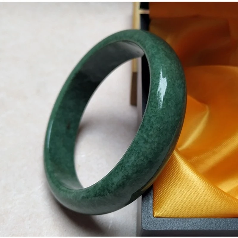 Bracciale in giada naturale verde scuro intagliato a mano, boutique di moda, gioielli, regalo per uomo e donna 36 Bracciale in giada naturale verde scuro intagliato a mano, boutique di moda, gioielli, regalo per uomo e donna 36