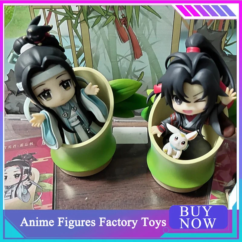 

Фигурки героев аниме Mo Dao Zu Shi Lan Wangji Wei Wuxian, набор моделей кукол, фигурки Q Version, фигурки, Декоративные Коллекционные игрушки в подарок