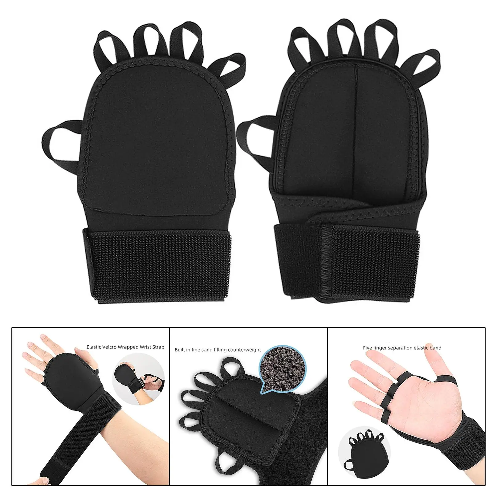 Workout Gloves for Men Women Exercise Gloves Weightlifting Gloves for Power Lifting Barbell Deadlifting Bodybuilding Kettlebell