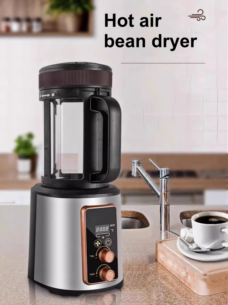 Coffee Bean Roaster Small Household Commercial Temperature Regulating Cooling Automatic Timing Hot Air Bean Roast Kitchen coffee bean roaster
