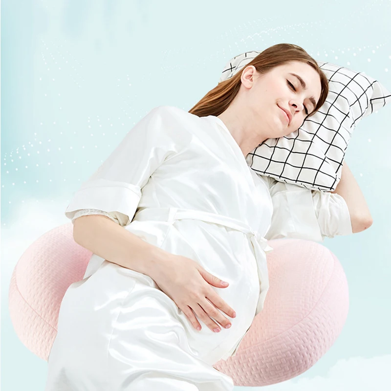 Pregnancy Pillow Pillow for Pregnant Women Four Seasons Universal Soft Cotton U-Shaped Waist Abdominal Support Maternity Body Pillow