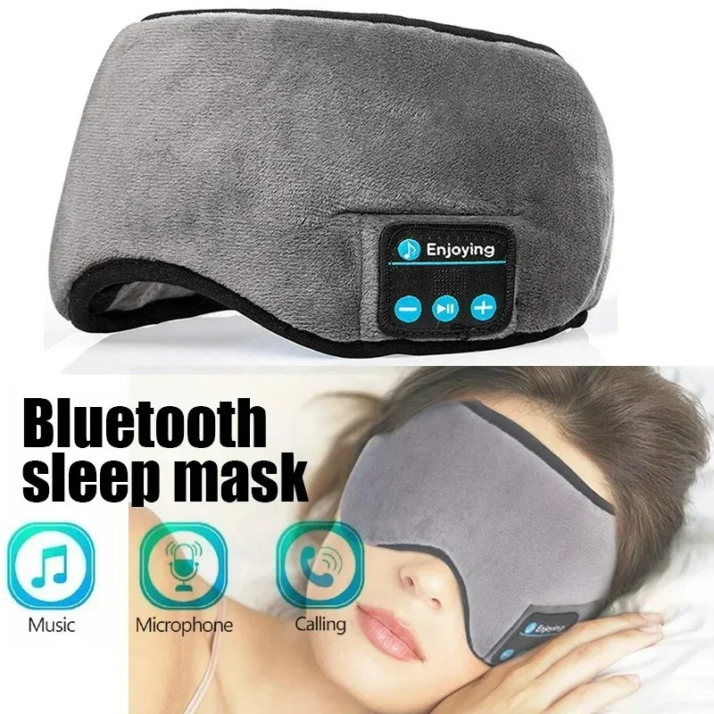 Wireless Bluetooth Headband Eye Patch Shading Sleep Eye Mask Eyepatch Travel Relax Cover Eyeshade Health Sleeping Shield Eyecare