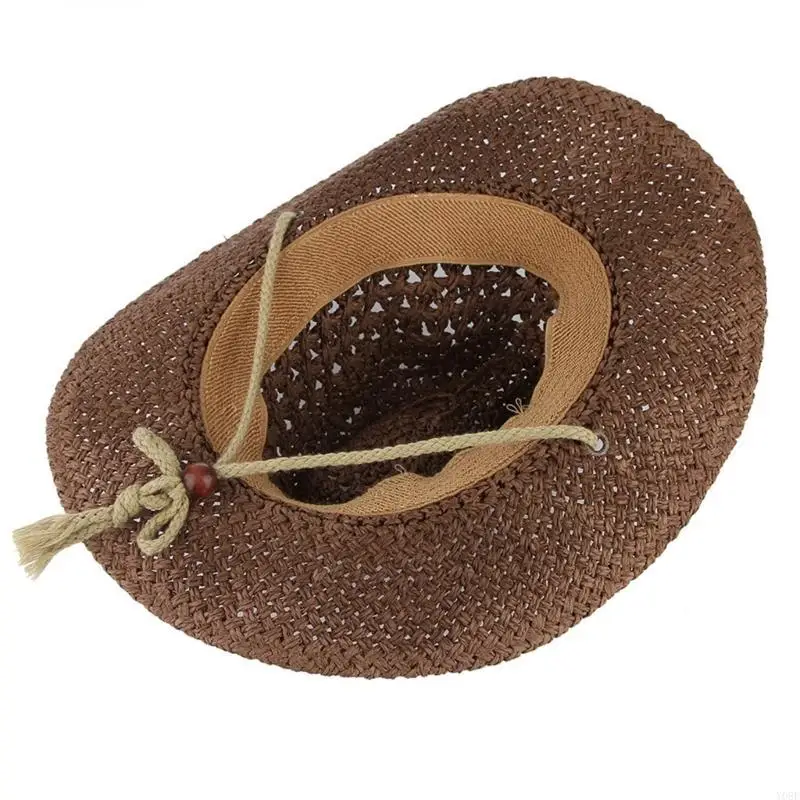 Casual Party Männer Frauen Sonnenhut Bequeme Stroh Outdoor Mode Y08E – Detail 9