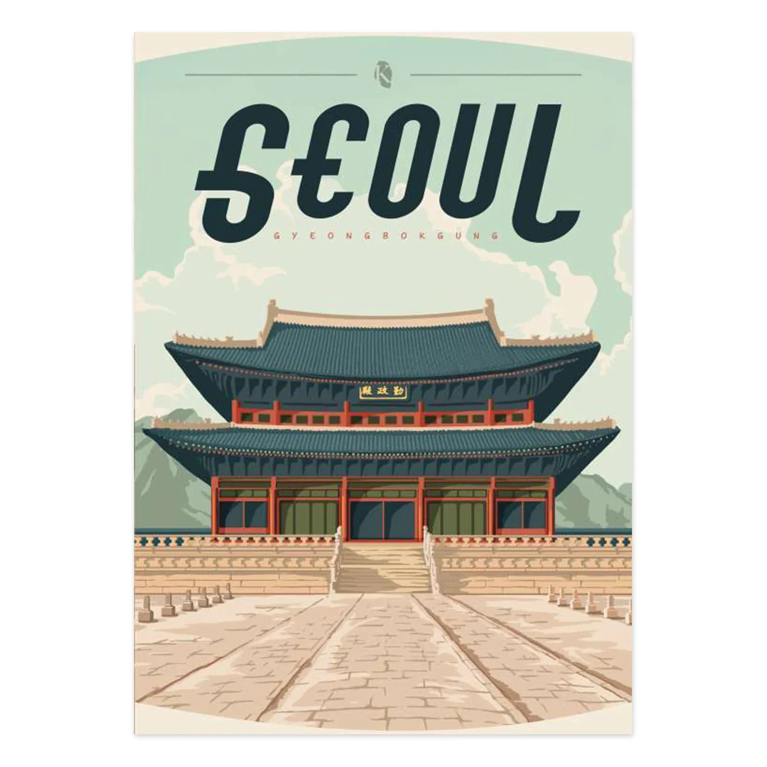 City landscape living room decorative painting modern architecture frameless canvas painting