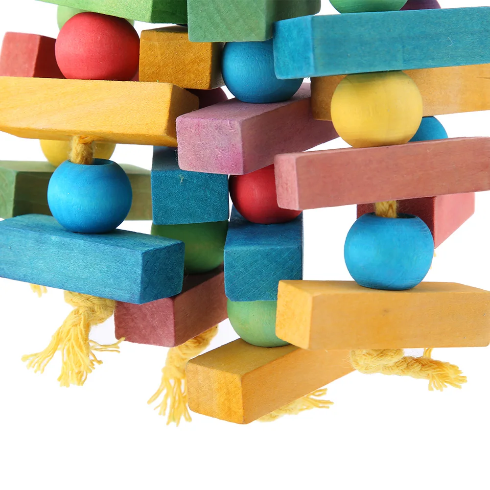 Hanging   Swing   Bird Toys Hanging Wooden   Swing Suitable for Parrots and Birds   Swing 4
