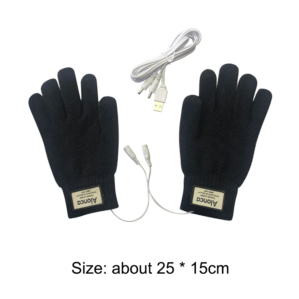 Gants Chauffants USB Pour Homme Et Femme - 3 Niveaux De Température, écran Tactile, Avec Cordon De Suspension