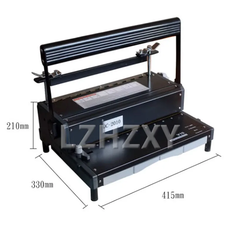 10 치아 둥근 구멍 Weiler 펀칭 바인딩 기계 25MM 책 문서 펀칭 바인딩 전기 기계 사무용품