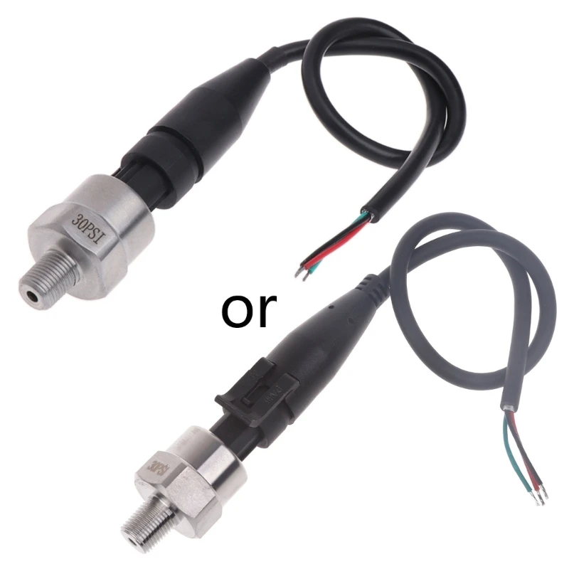 Pressure Sensor DC5V 1/8NPT Pressure Transducer Transmitter Sensor Stainless Steel Oil Air Water