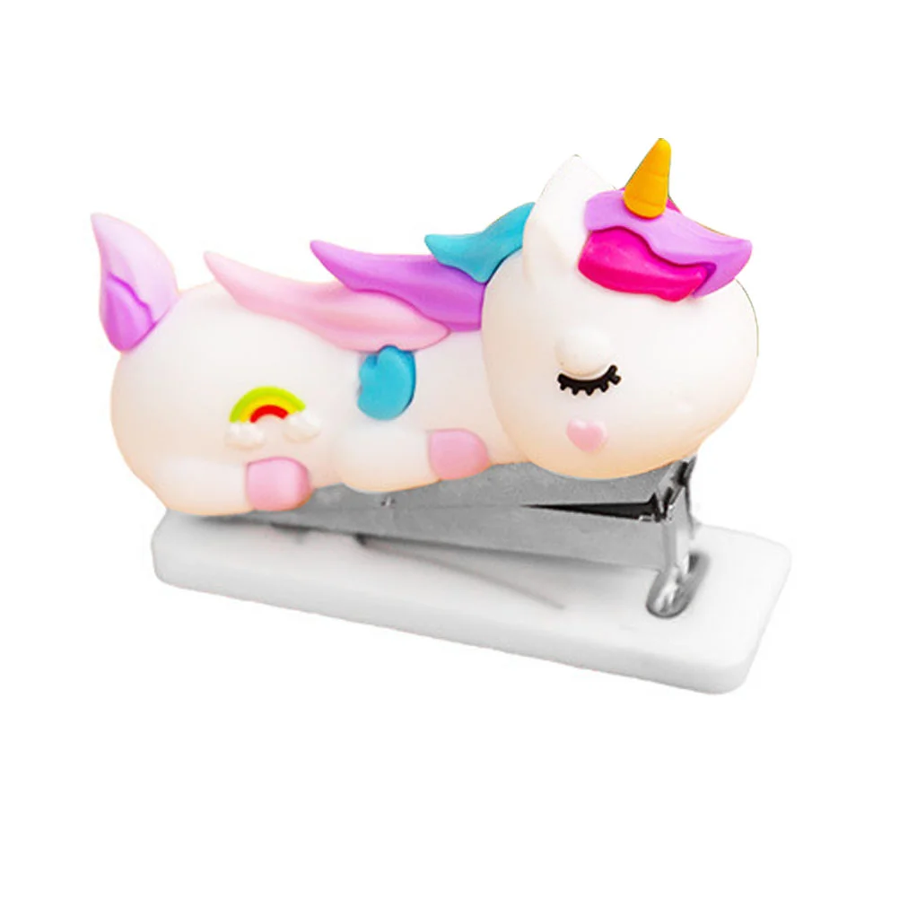 

Cartoon Stapler Handheld Stapler Portable Hand Stapler Desk Stapler Unicorn Handheld Stapler