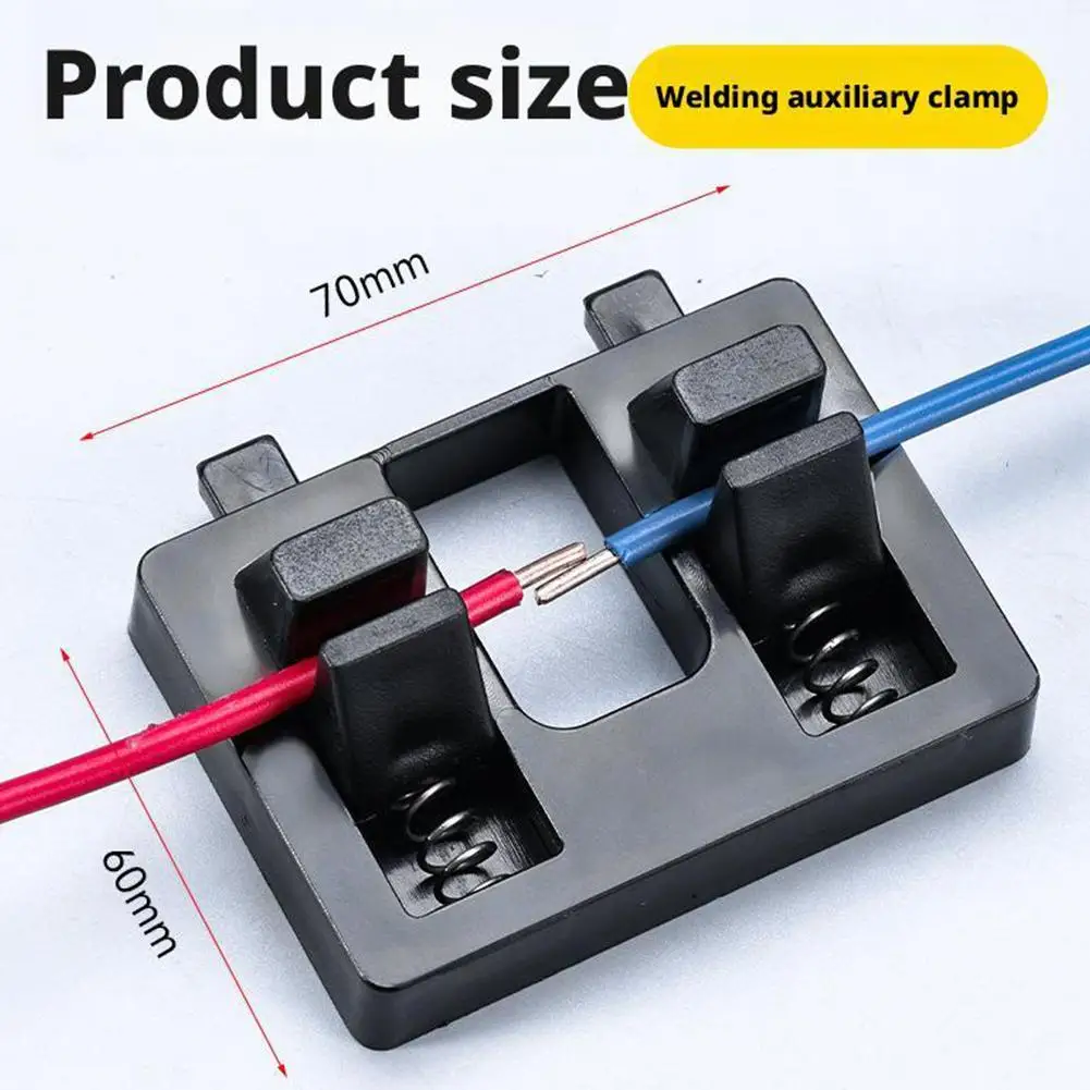 1PC ABS Welding Wire Fixture Soldering Wire Holder Soldering Fixture Welding Clamp Repair Tool Secure Hold For Neat Wiring welding electrode holder