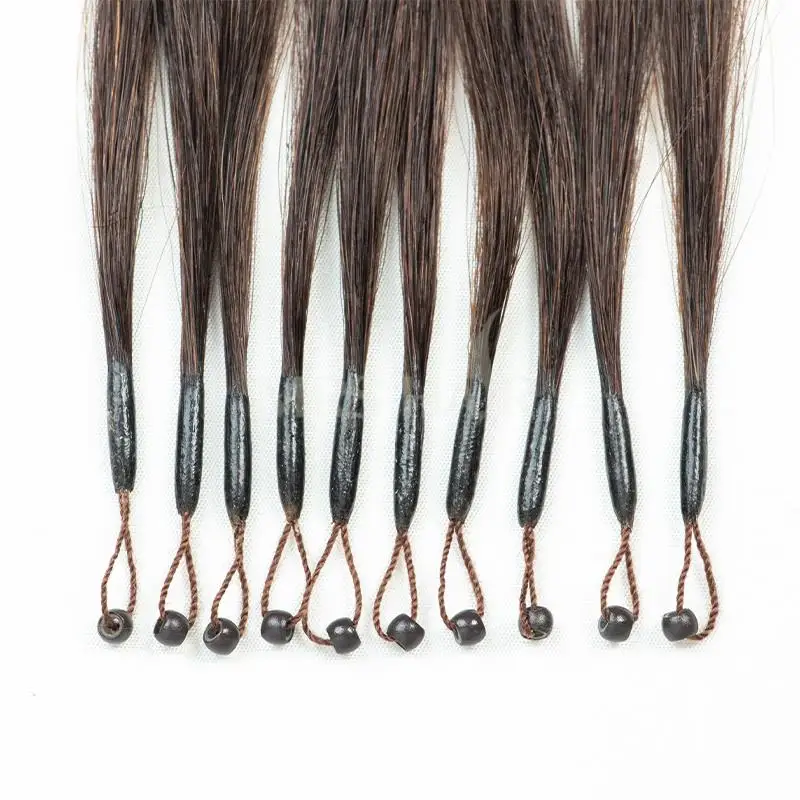 8D Fish line hair extension Micro link hair extensions Human Invisible nano rings beads 0.6g/pcs 50strands/pack