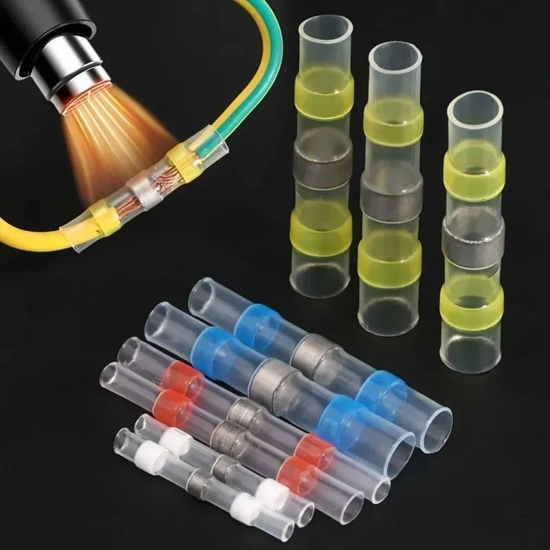 Heat Shrink Terminal Welding Ring Waterproof Electrical Equipment Connection Heat Shrink Tube Wire Connector Terminal Repair Kit