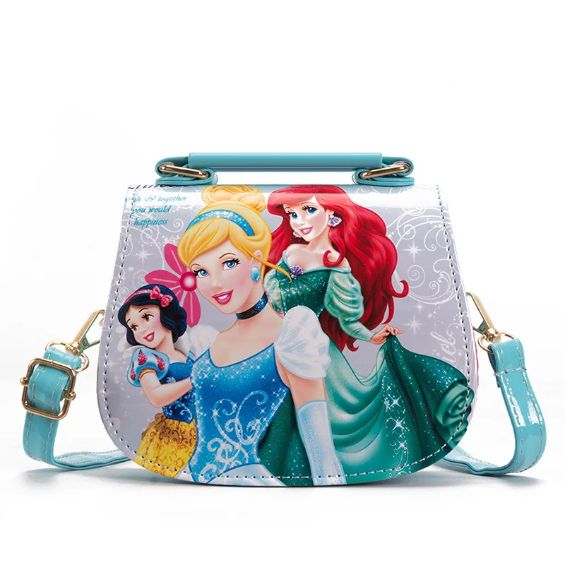 Disney princess children pu messenger bag girl Frozen Elsa shoulder bag Sofia handbag kid fashion shopping gift