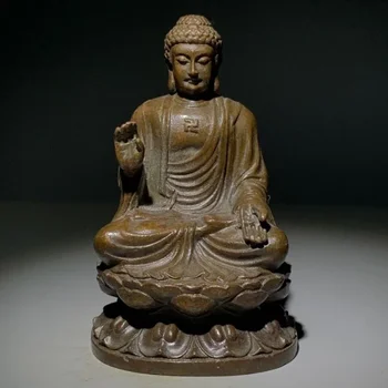 Imitate Ancient Sakyamuni Buddha Statue Statue Desktop Figurines Home Decore Garden Decoration Ornaments Crafts Small ornament
