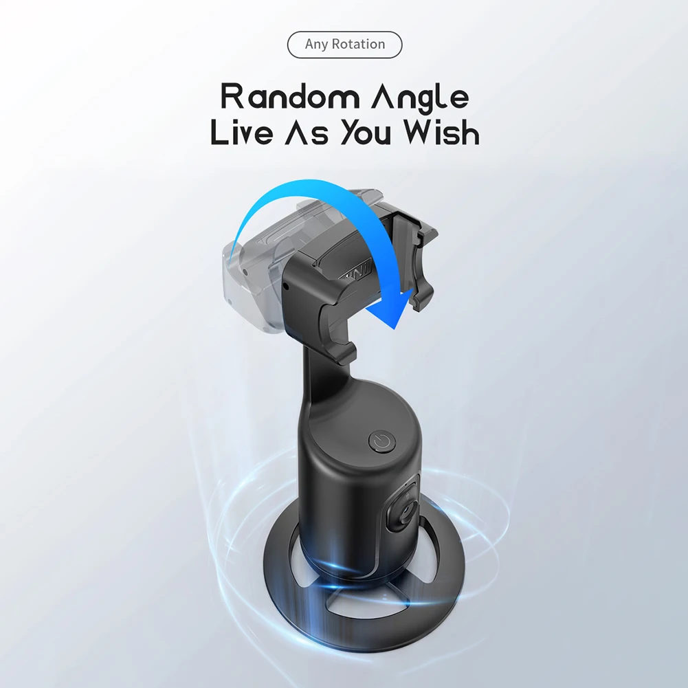Intelligent Gimbal Stabilizer Smartphone Stabilizer Follow-up 360 Desktop Tracking Gimbal Selfie Stick Tripod for Record