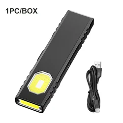 Rechargeable Magnetic COB Work Light - Ideal for Night and Emergency Use (1pc)