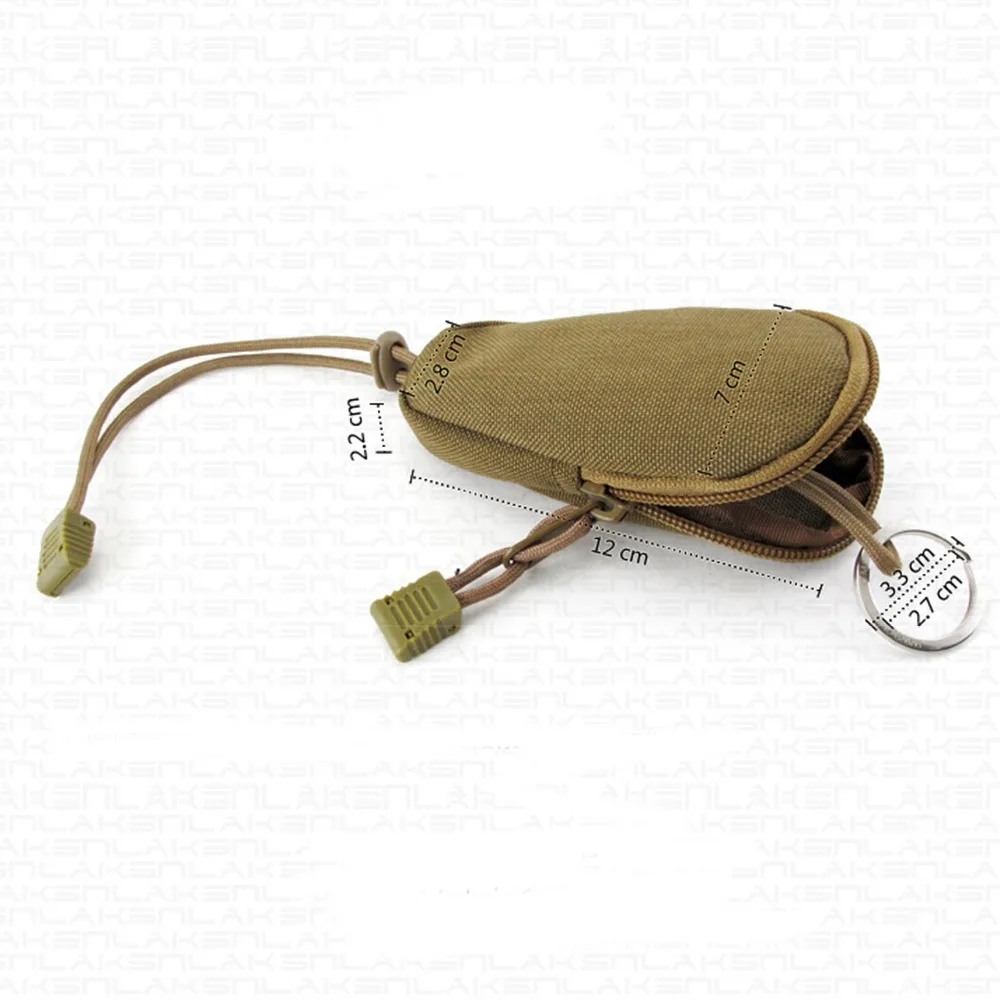 Durable Oxford Cloth Mini Key Holder Portable Multipurpose Men Coin Purses Easy to Use Key Organizer Outdoor coin purse key holder key organizer key purse