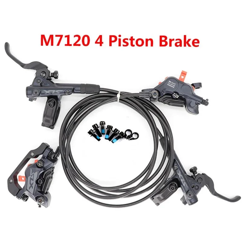 美品　シマノ SLX M7100 油圧 ディスクブレーキ　前後 セット SHIMANO DEORE SLX 油圧ディスクブレーキ M7100 ローター無