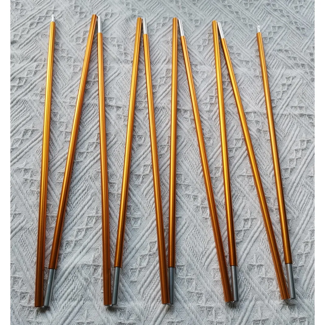 

1pc 9.5mm Alloy Tent Rod 3.61M 4.01M 4.41M 4.81M 5.2M 5.6M Outdoor Camping Aluminum Tent Pole 2-5 Person Tent Accessories
