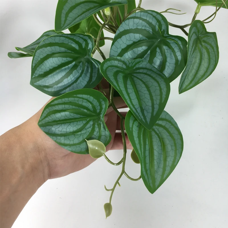 Artificial Plants Terrarium Vine Wall Hanging Flower Rattan Simulation Plastic Leaf Green Grass Home Decor