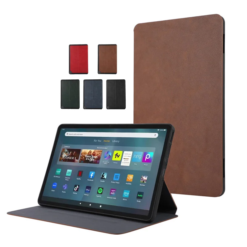 Per Fire Max 11 Max11 Custodia In Pelle Pu Flip Stand Business Folio Cover Per Amazon Fire Max 11 Custodia 2023 Per Fire Max 11 Cover Pen