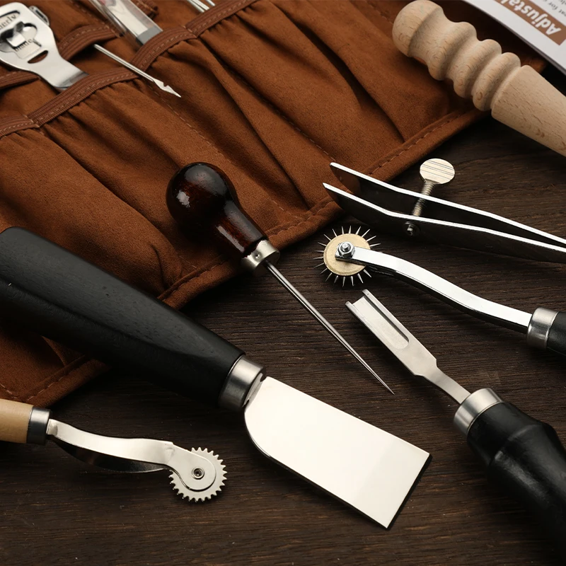  TLKKUE Leather Working Tool Kit, Leather Crafting