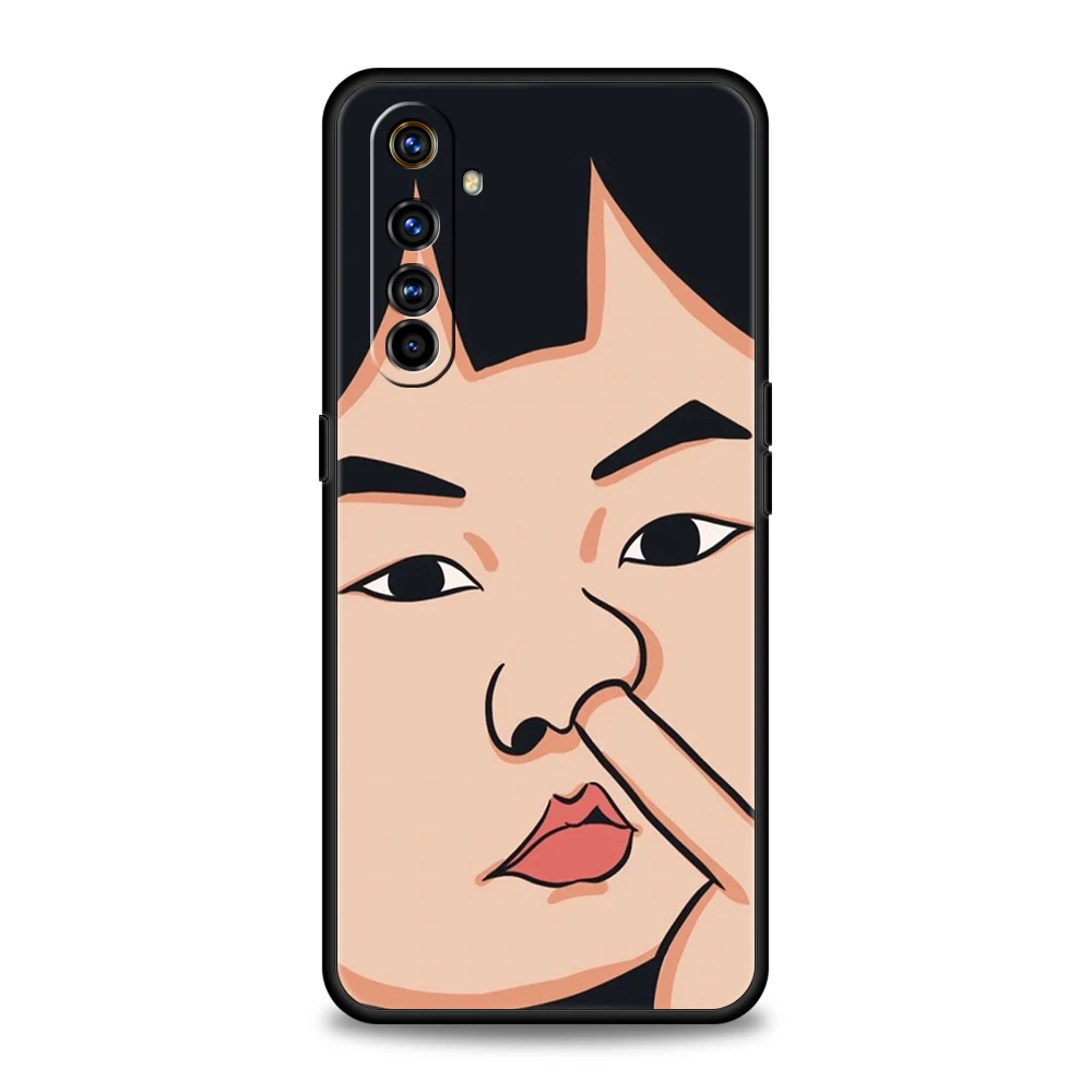 Cartoon-Themed Soft TPU Phone Case Cover