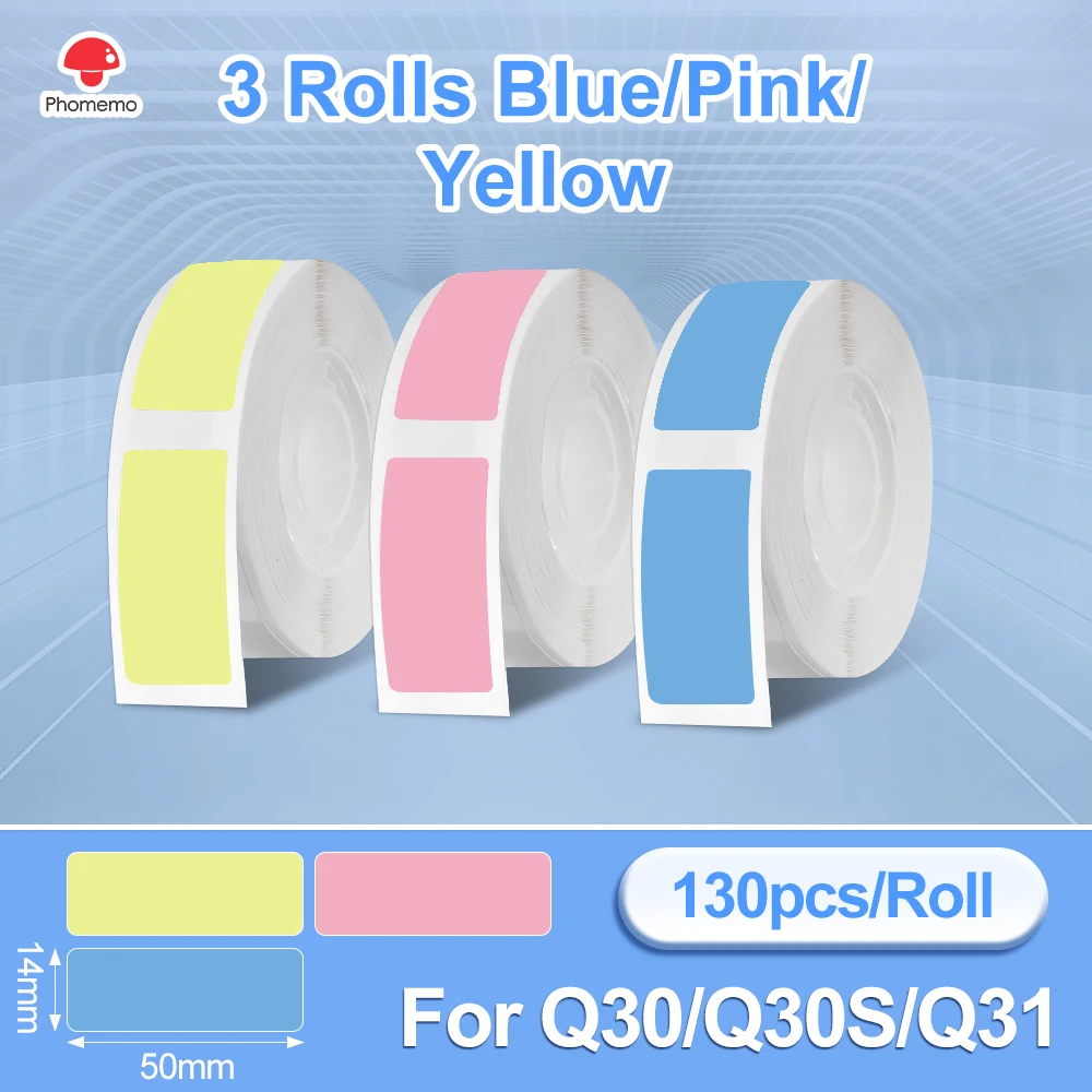 Portable Wireless Phomemo Q30 Mini Label Maker for DIY Date Stickers with Multiple Label Paper Options