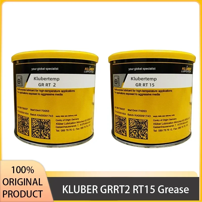 

KLUBER GRRT2 1KG Spindle Bearings GR RT 2 15 for Applications Exposed To Aggressive Media Germany Original Product