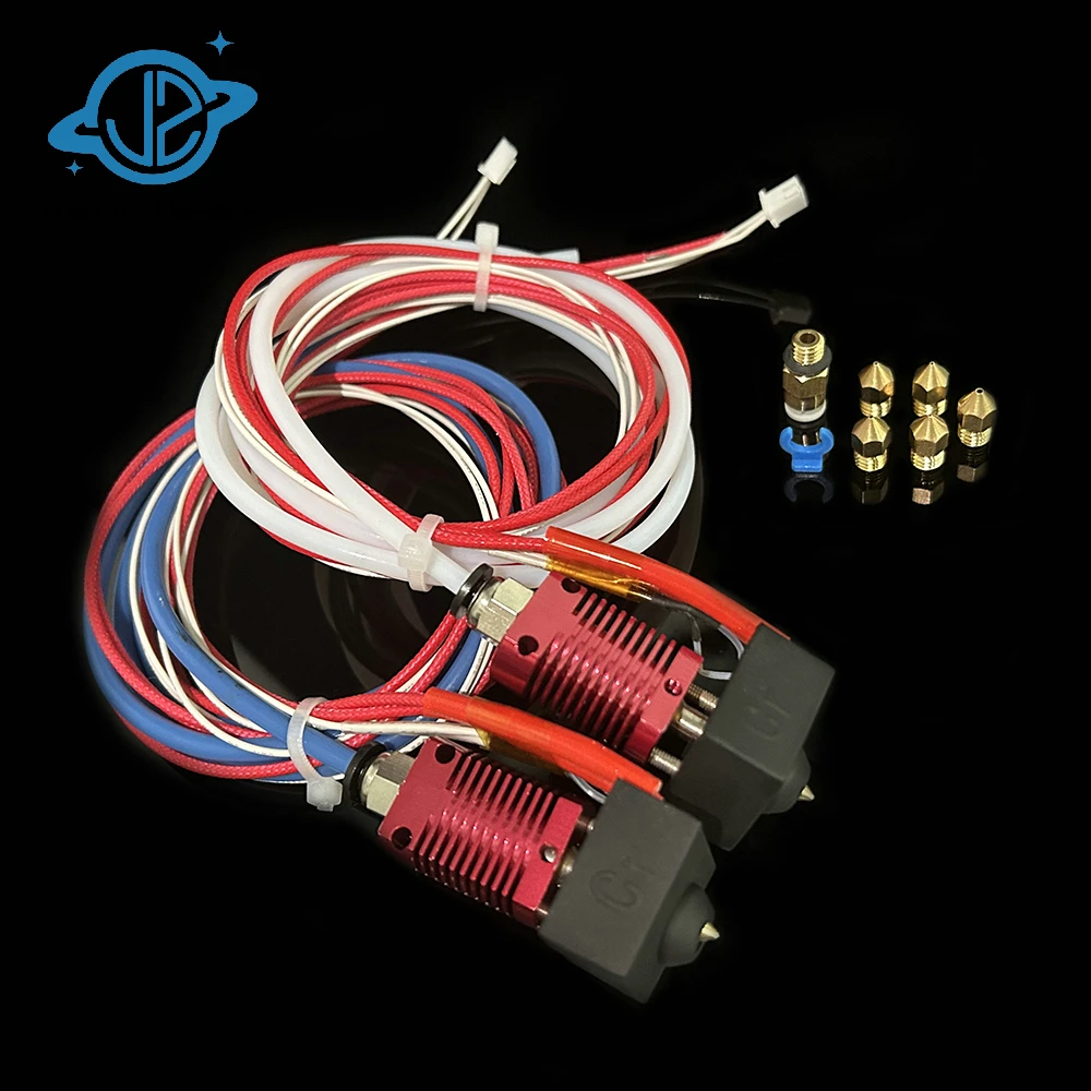 히터 서미스터 포함 LS-3D 프린터 부품, Ender-3 V2 CR10 핫엔드 키트, MK8 J 헤드 0.4mm 깍지, Ender-3 V2 CR10 3D 프린터용