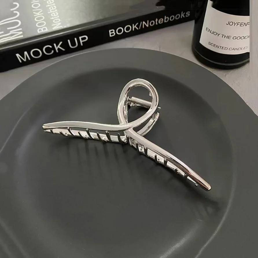 Neue Frauen Elegante Geometrische Haar Krallen Vintage Einfache Haar Clip Greifen Große Metall Haarnadeln Barrettes Mode Haar Zubehör – Detail 18