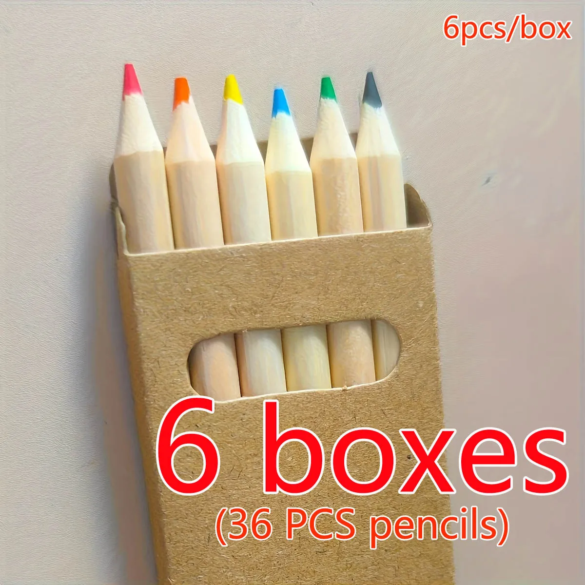 36/12 قطعة 8.8 سنتيمتر قلم رصاص ملون صغير Kawaii أ...