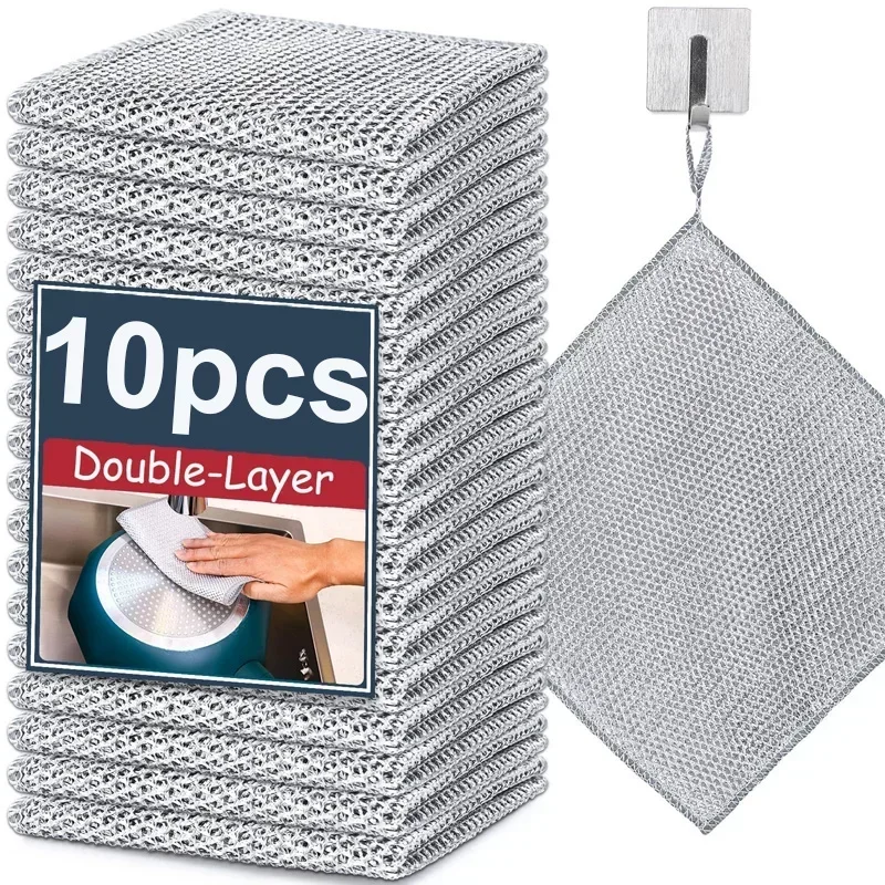 Double-Sided Wire Dishcloth Scrubber 1