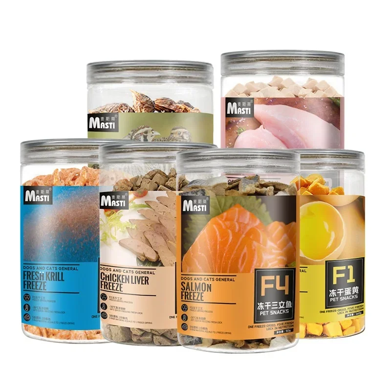 Cat And Dog Freeze Dried Snacks Cat Snacks Chicken Pet Freeze-dried Snacks Chicken Krill Quail Egg Yolk Liver Dog Cat Freeze-dried