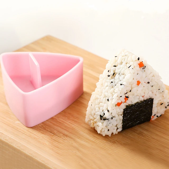 1Pc Onigiri Set Sushi Rolls Mold Rice Ball Bento Mold DIY Kitchen Accessori  HM