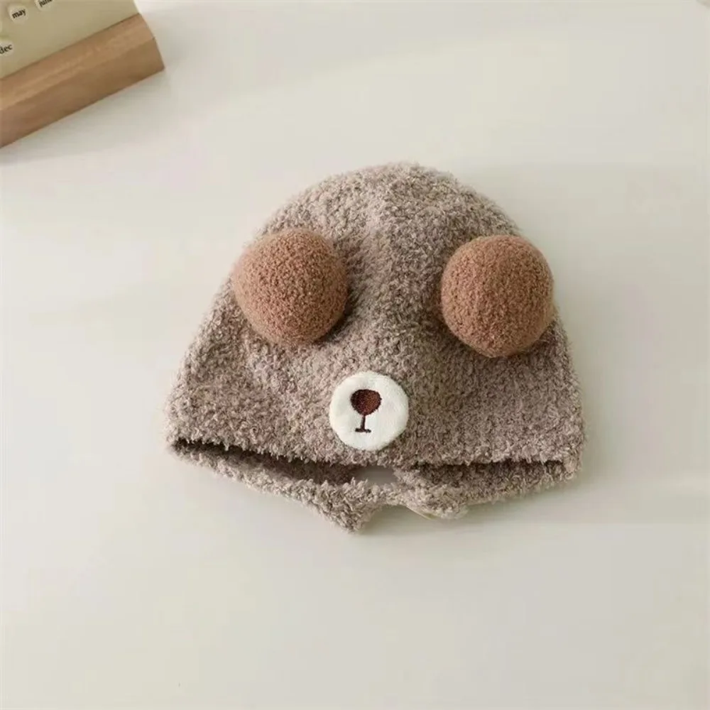 Polyester Winter Warm Knitted Newborn Beanie Hat