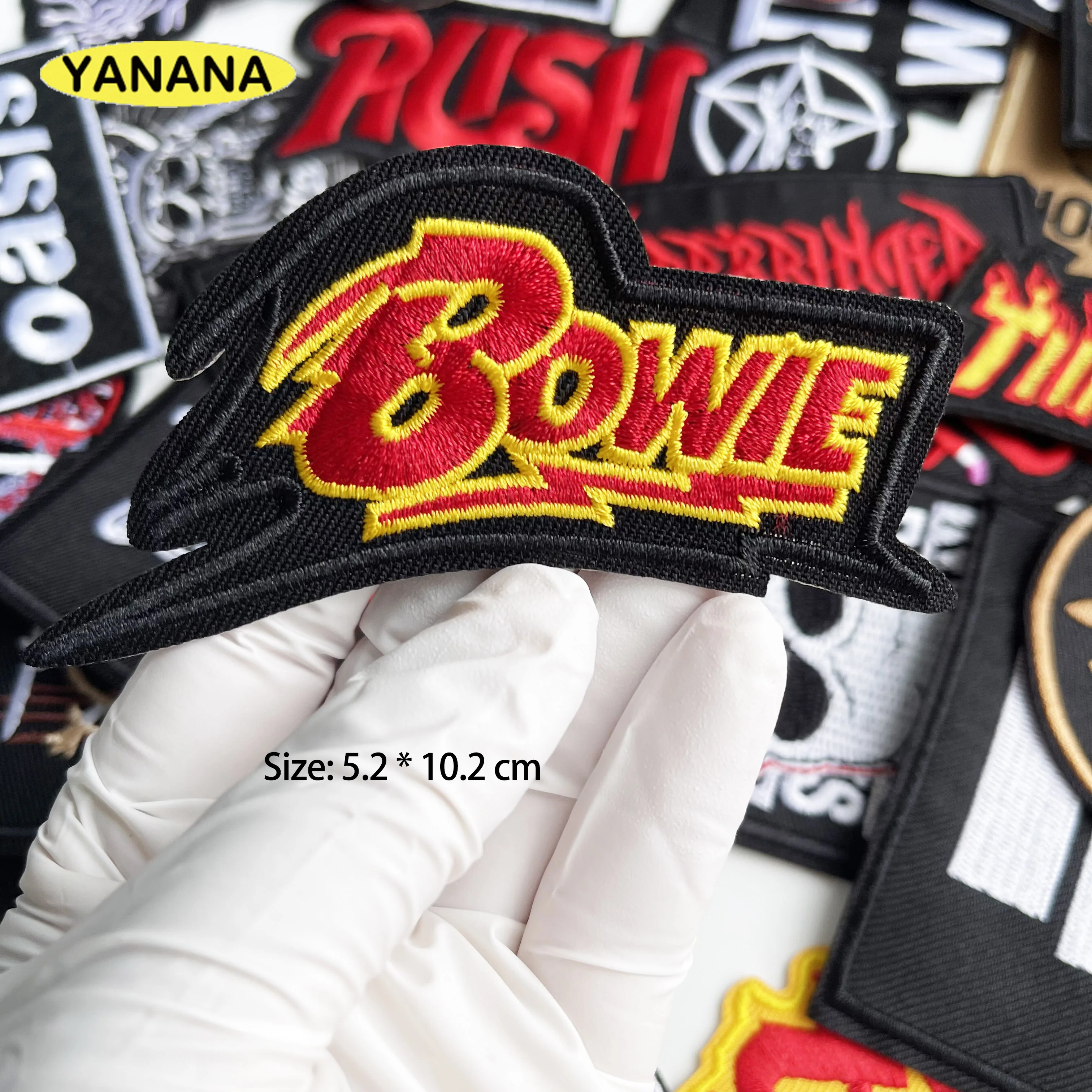 Punk Rock Band Eisen auf Patch für Kleidung Stickerei Abzeichen Heavy Metal Kleidung Aufkleber Nähen Jacke Jeans Applikationen – Detail 23