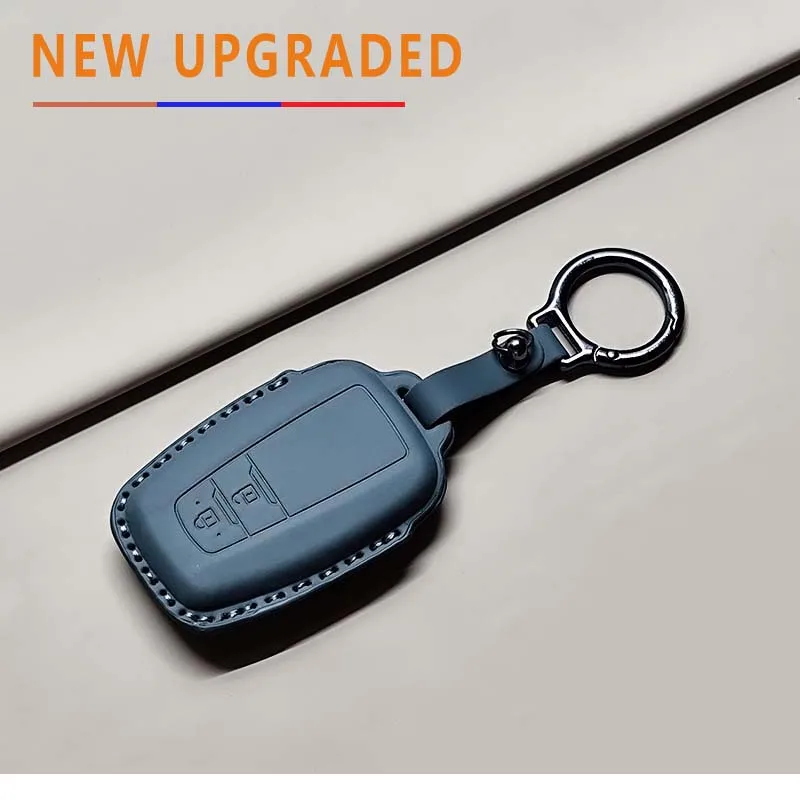 Premium PU Leather Car Remote Key Case Cover