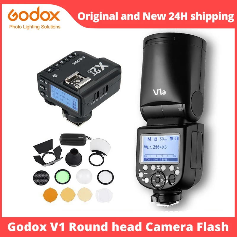 Flash Speedlite Godox V1 Canon Godox V1 Olympus Godox V1 Nikon