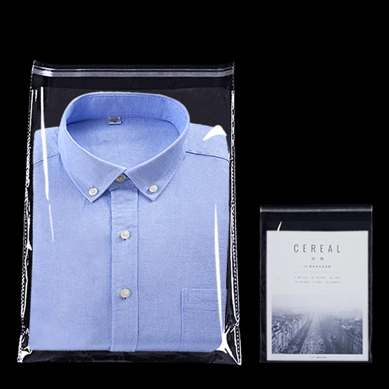 StoBag 100pcs 셀로판 자체 접착 가방 플라스틱 Opp 투명 봉인 된 선물 쥬얼리 캔디 Chothes 포장 투명 파우치