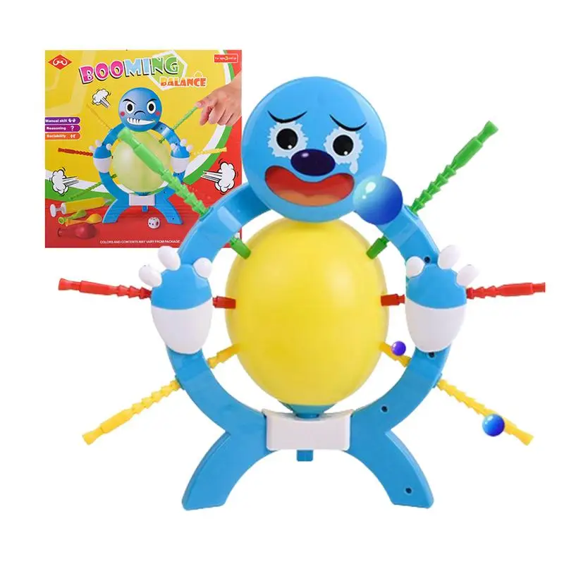 

Balloon Family Games Booming Balance Board Games Strategy Game Interactive Toy For Family Game Night Prick Balloons Party Games