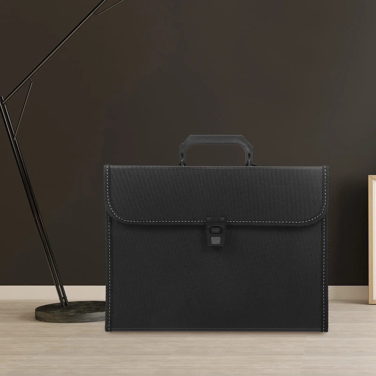 12단 휴대용 확장형 아코디언 파일 정리함 손잡이 영수증 문서 폴더 정리함 사무실 가정용 영수증 바인더