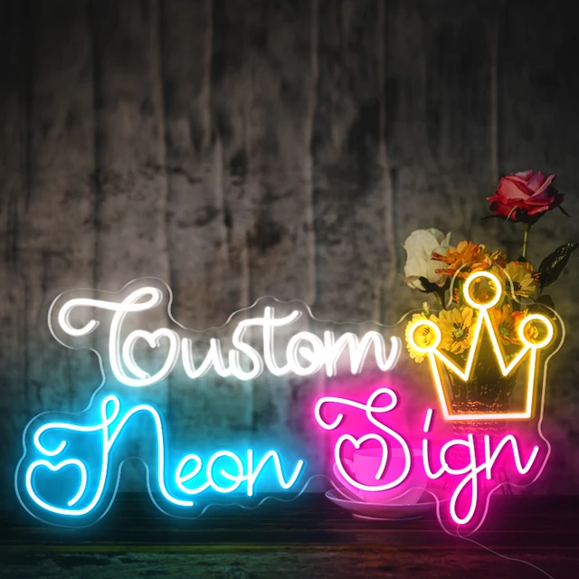 Custom Neon Signs Can Personalized For Wedding Birthday Party Outdoor  Indoor Neon Decorations Neon Led Letters Neon Mural - AliExpress