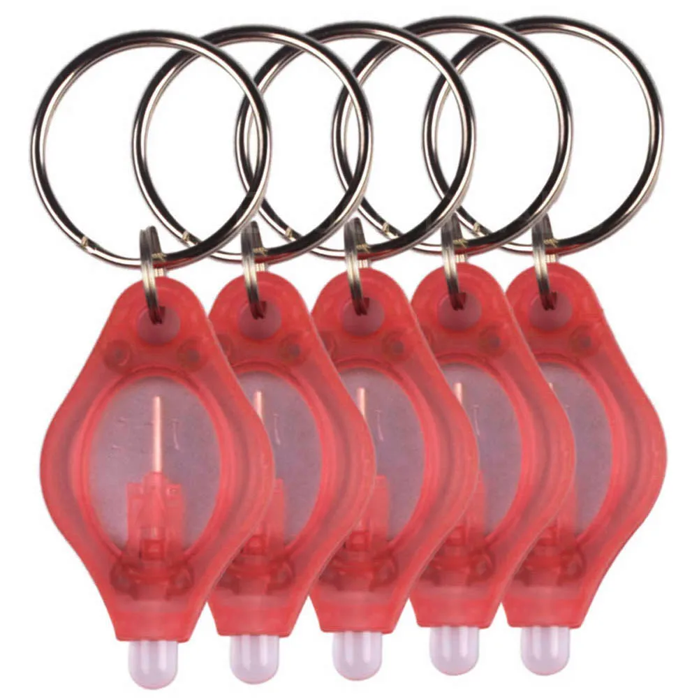 Keychain Light Mini Keychain Squeeze Light Micro LED Flashlight Torch Emergency Key Ring For Outdoor Camping Hiking 10pcs