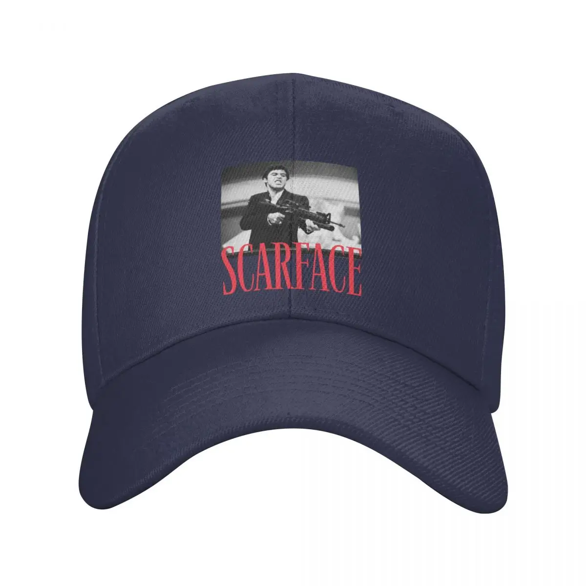 Cappello Da Baseball Scarface Tony Montana - Regolabile, Cotone 100%, Unisex, Stile Gangster Anni '80