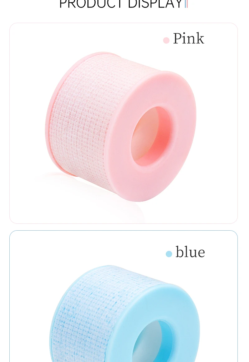 1 Pc Rosa Blau Vlies Medizinische Silikon Gel Band Gepfropft Falsche Wimpern Unter Eye Pad Patch Wimpern Verlängerung weibliche Make-Up-Tools – Detail 8