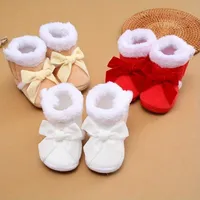 Winter Newborn Boys Soft Sole First Walker Autumn Baby Shoes Girl 1 Year Toddler Fur Warm Snow Boots 0-18 Months Socks Shoes 3
