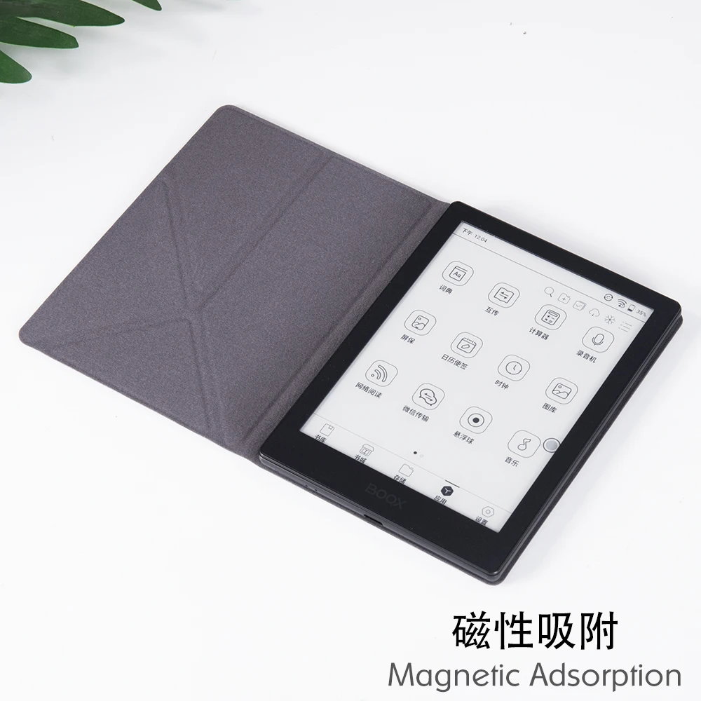 Estojo Magnético para Todos os Onyx Boox Poke5 Puxão 5s Origami Stand Cover com Auto Dormir And Wake Novo - Imagem 3