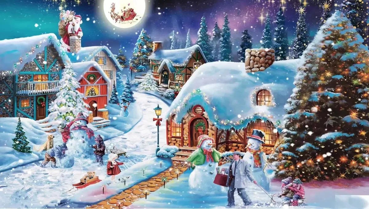 500-Piece Landscape Jigsaw Puzzle - Educational Toy & Christmas Gift
