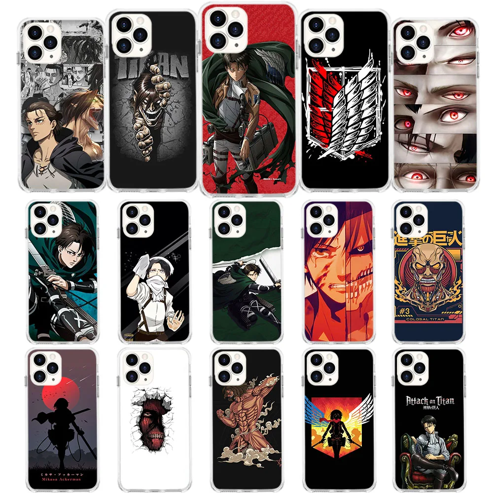 Custodia Morbida Per Moto One Edge E4 E5 G6 20 Fusion 30 Ultra Neo Macro Fusion Plus Play Lite Pro Us-5 Attack On Titan